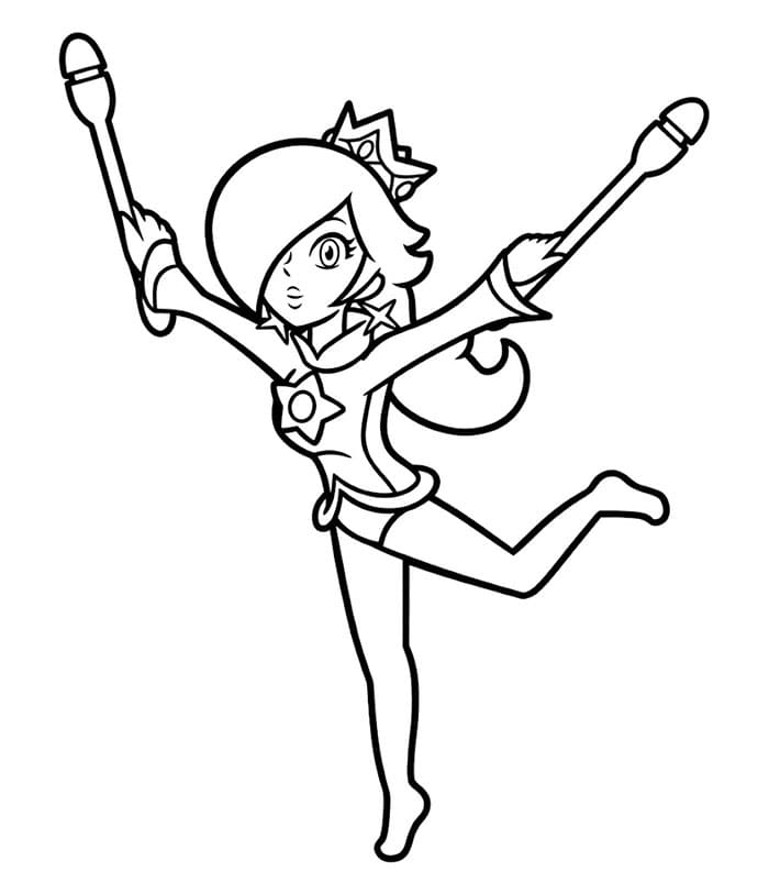 Stampabile Gratis Rosalina da colorare