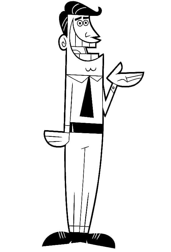 Stampabile gratuito da Due Fantagenitori da colorare