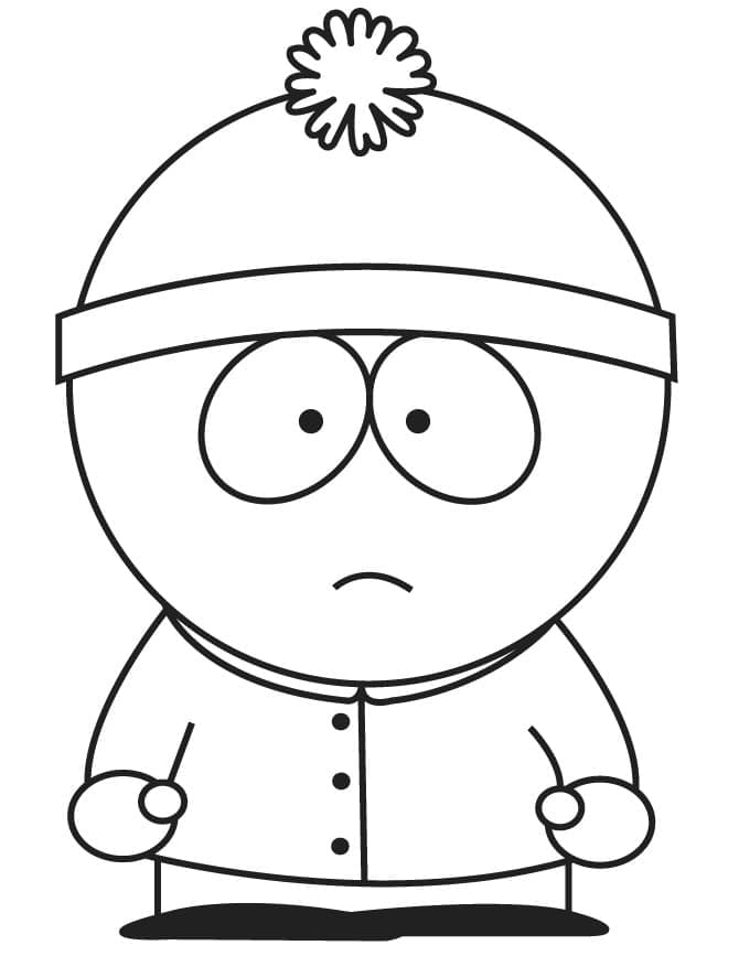 Stan Marsh di South Park da colorare