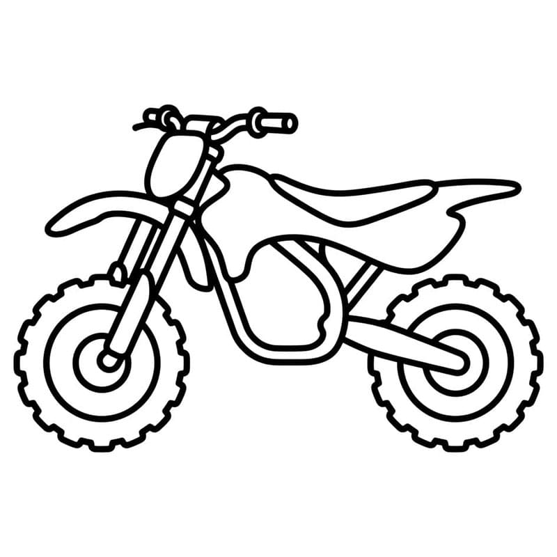 Stile Beta da motocross da colorare