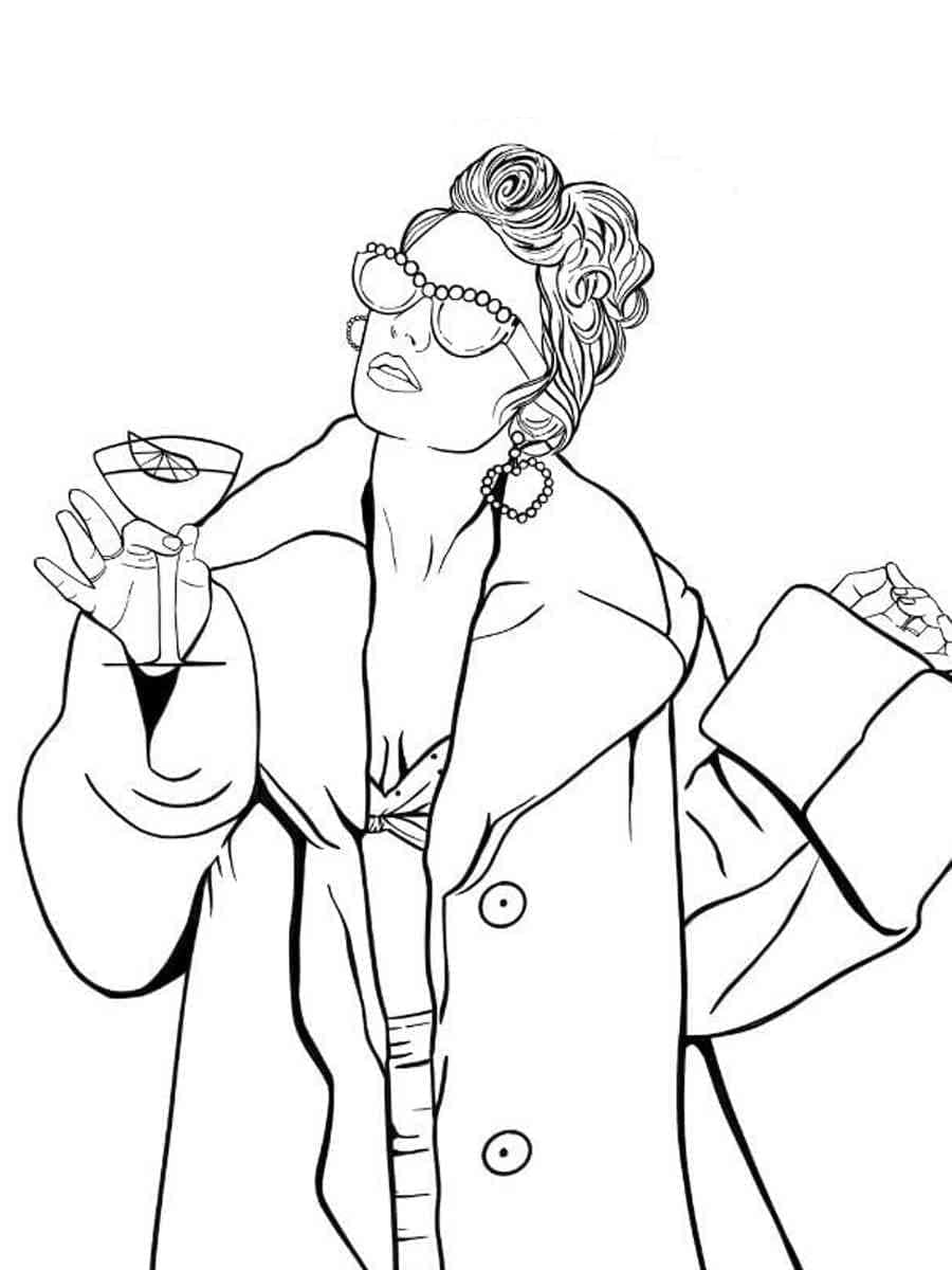 Taylor Swift da stampare da colorare