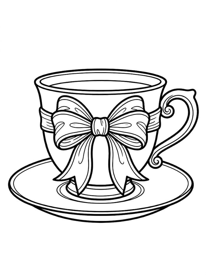 Tazza con nastro da colorare