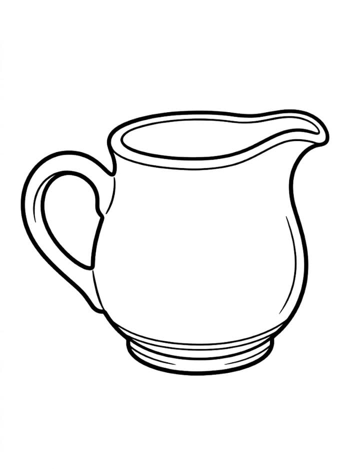 Tazza da panna da colorare