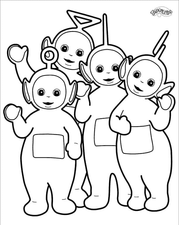 Teletubbies stampabili gratuitamente da colorare