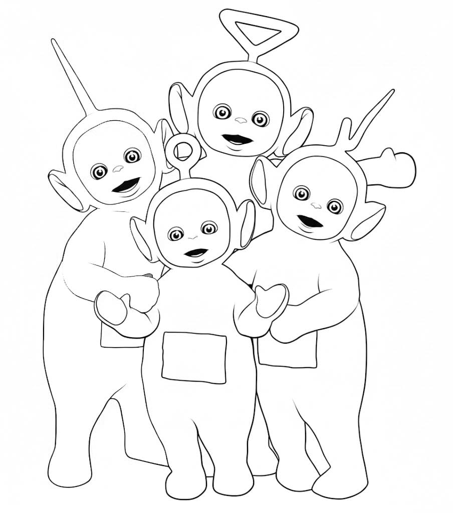 Teletubbies stampabili da colorare