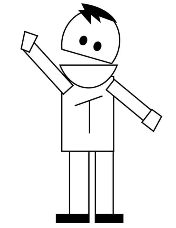 Terrance in South Park da colorare