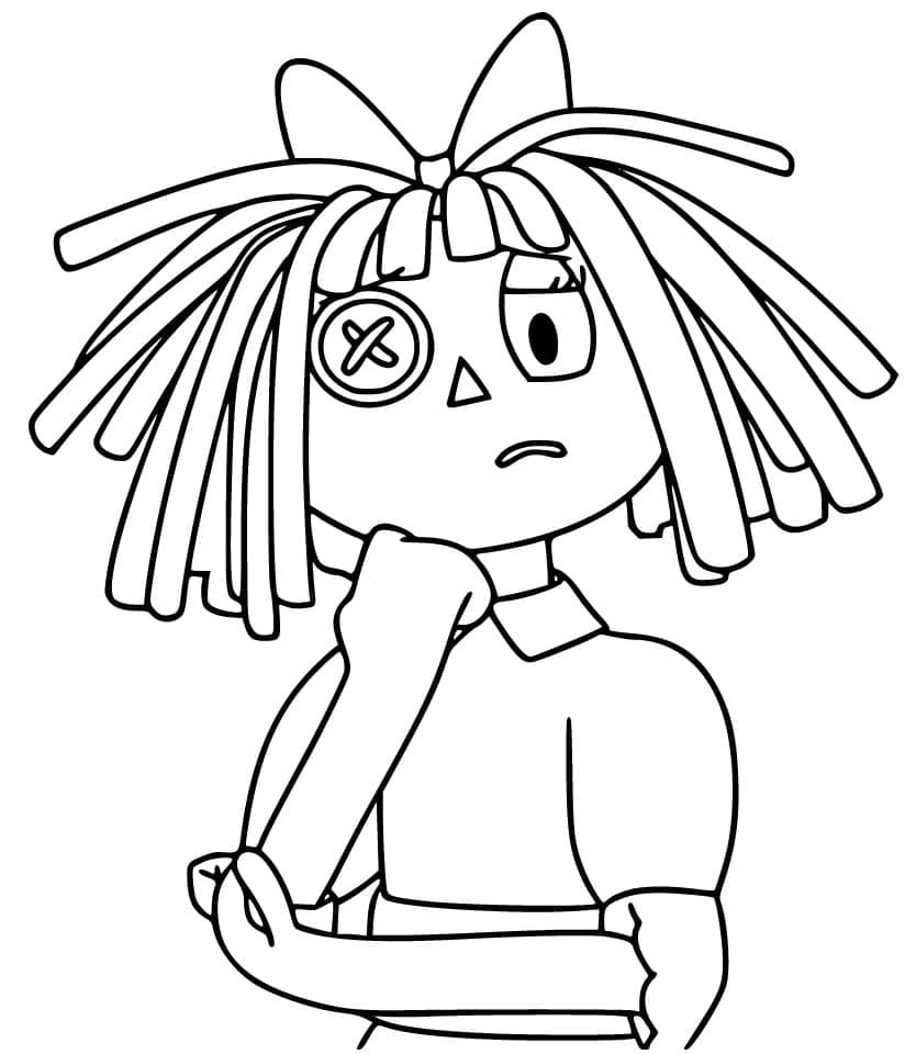 The Amazing Digital Circus Ragatha da colorare