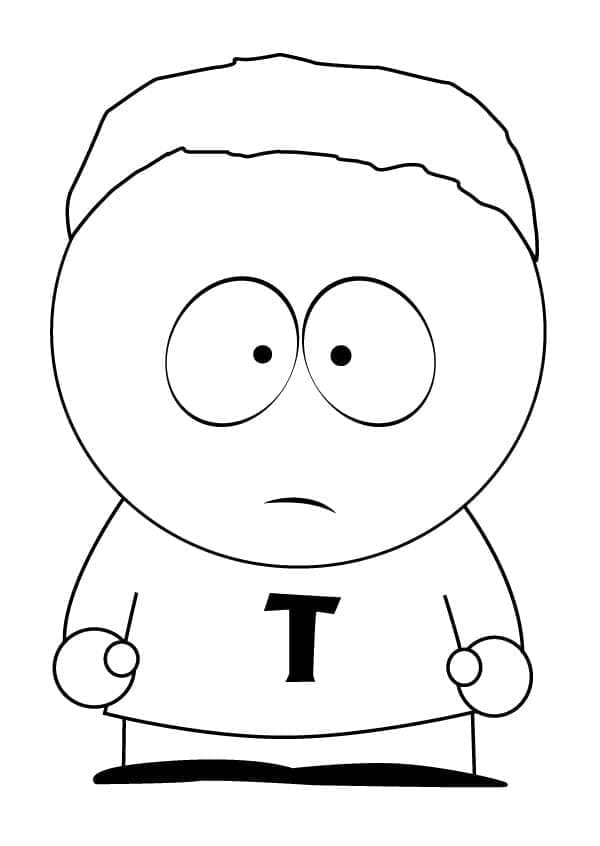 Tolkien Black di South Park da colorare