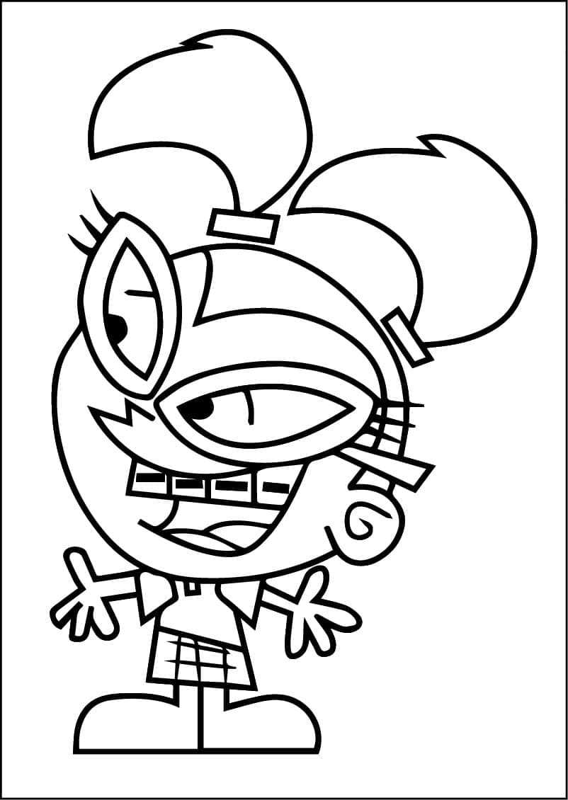 Tootie Due Fantagenitori da colorare