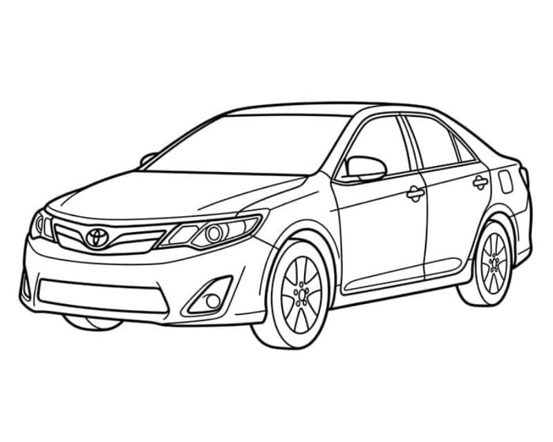Toyota Camry da colorare