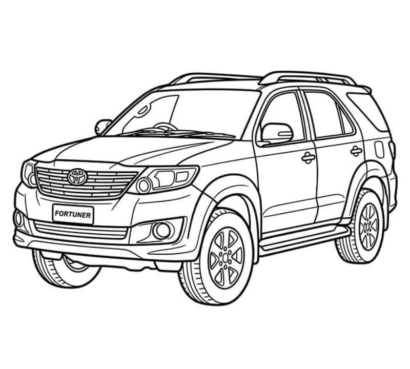 Toyota Fortuner da colorare
