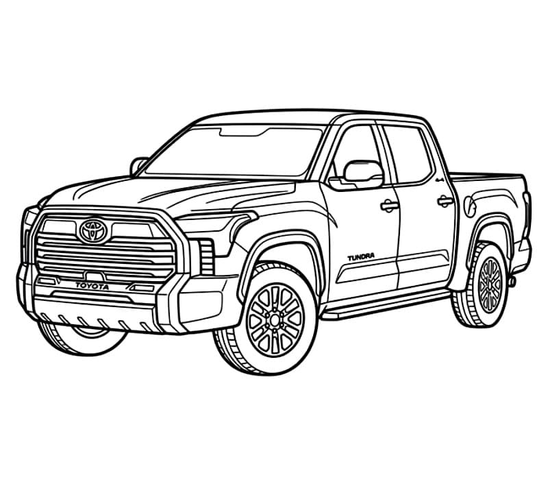 Toyota Tacoma da colorare