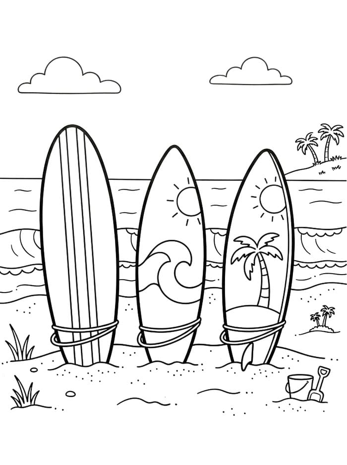 Surf da colorare
