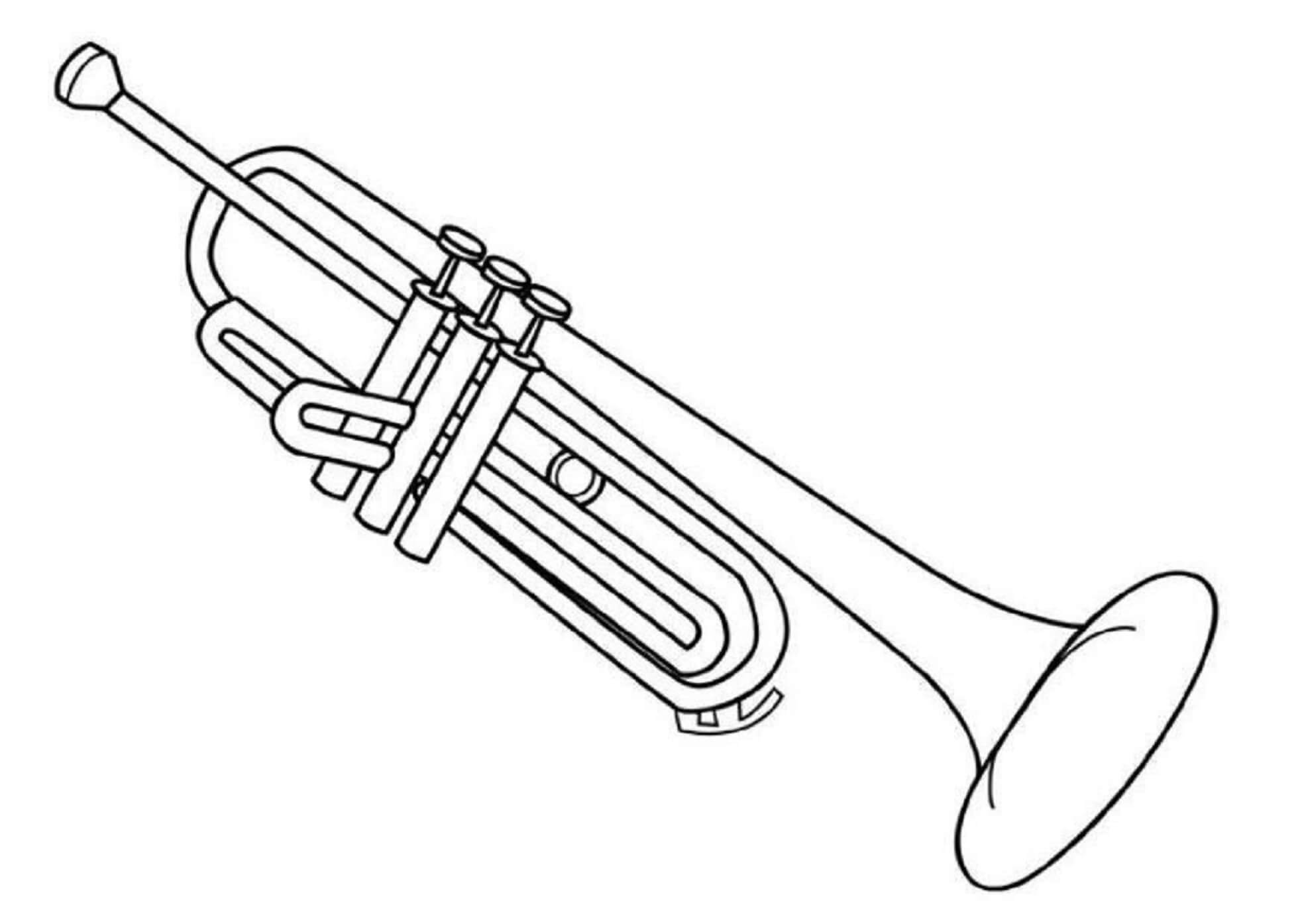 Распечатать музыкальный инструмент. Музыкальный инструмент "труба". Раскраска музыкальные инструменты для детей. Раскраска труба музыкальный инструмент. Труба музыкальный инструмент раскраска для детей.