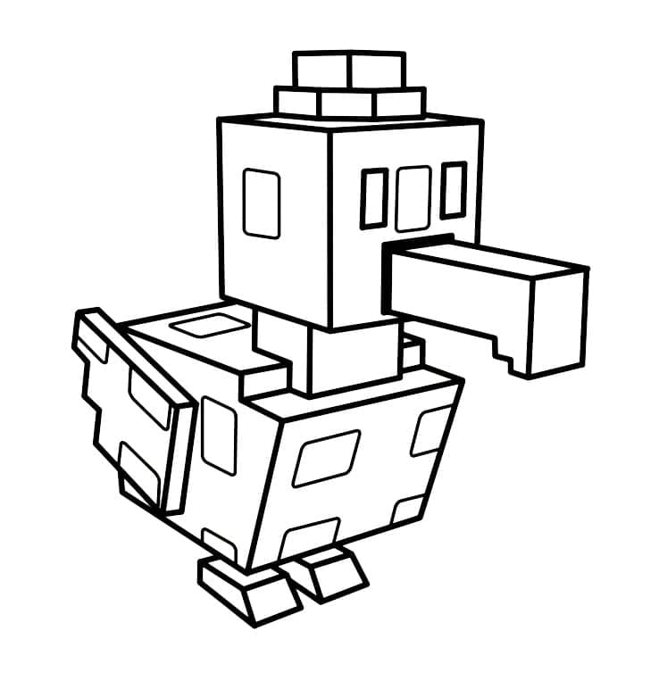 Uccello Grow a Garden da colorare