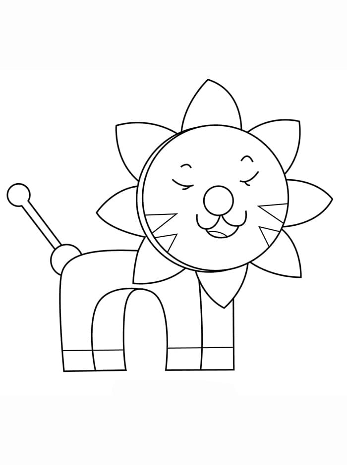Unikitty Trevor da colorare