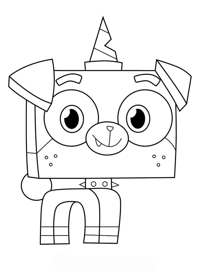 Unikitty cucciolo da colorare