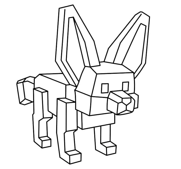 Volpe Fennec Grow a Garden da colorare