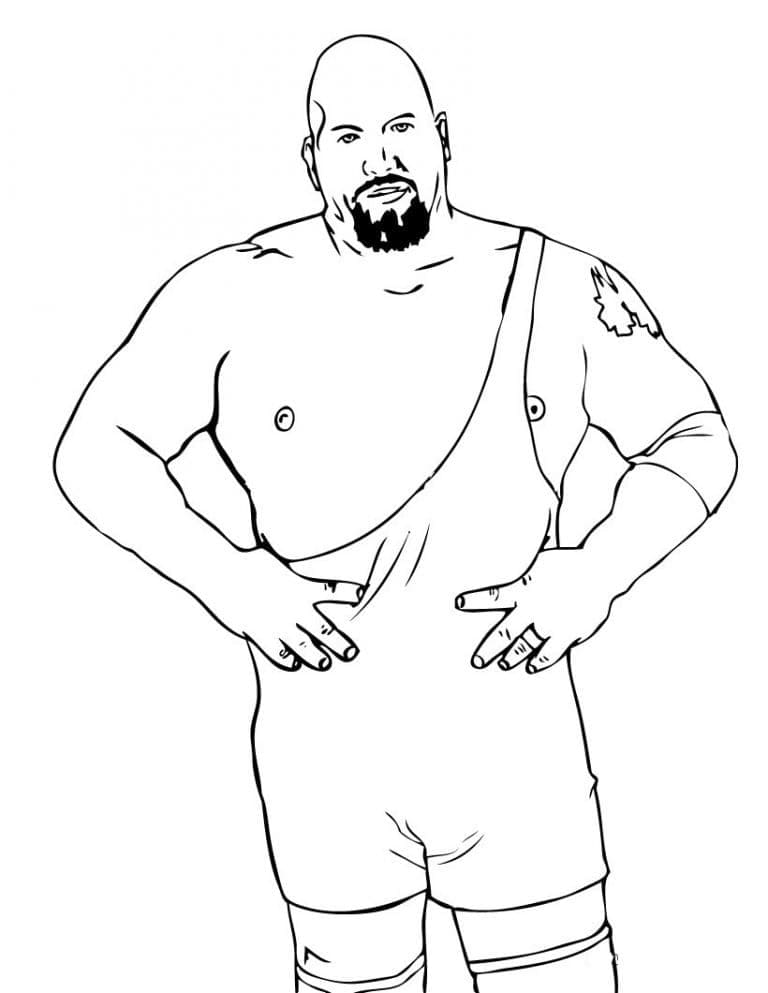 WWE Big Show da colorare