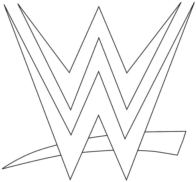 WWE Logo da colorare