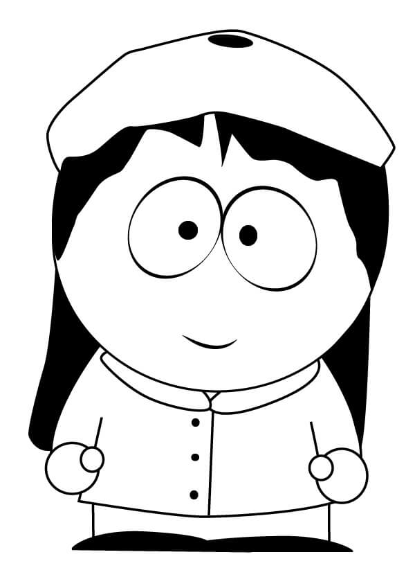 Wendy Testaburger from South Park da colorare