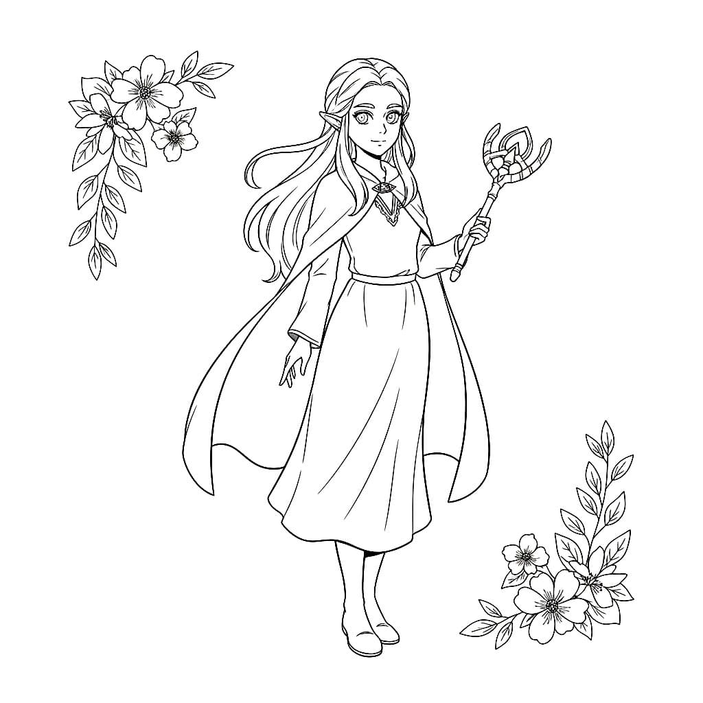 Zelda BOTW da colorare