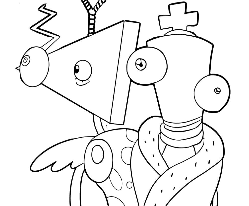 Zooble e Kinger The Amazing Digital Circus da colorare