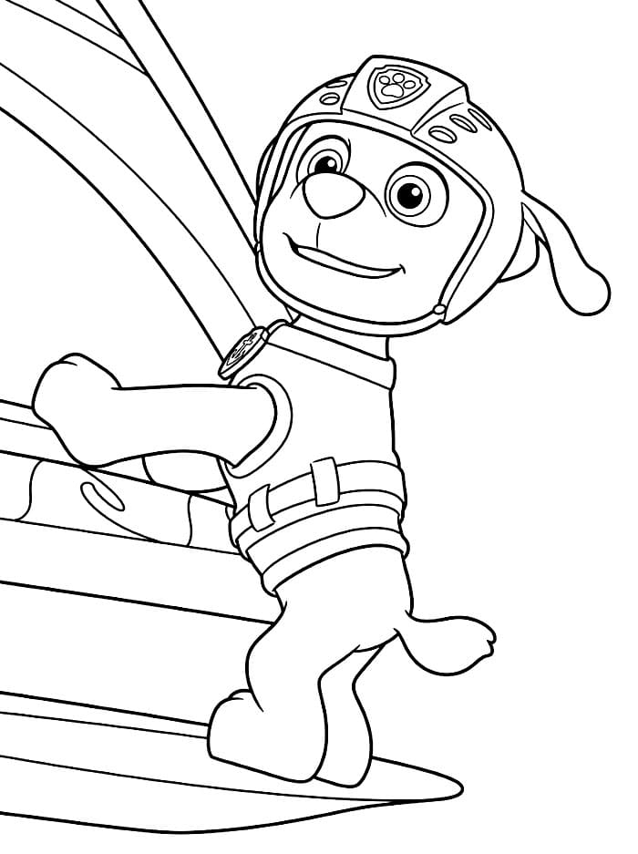 Zuma Paw Patrol rilassati da colorare