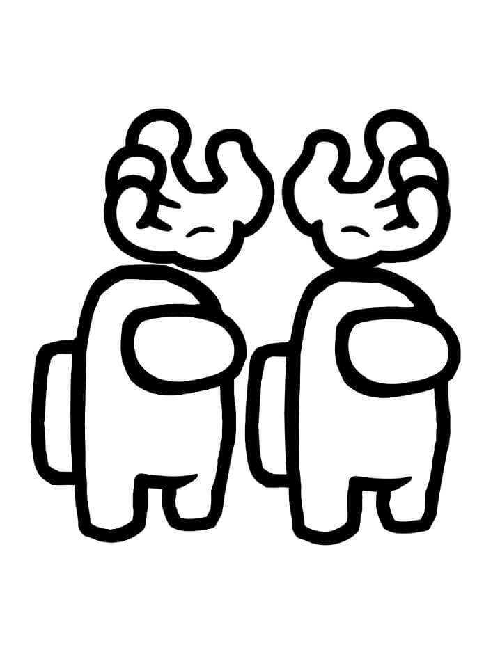 Among Us 19 da colorare. Scarica, stampa o colora subito online!