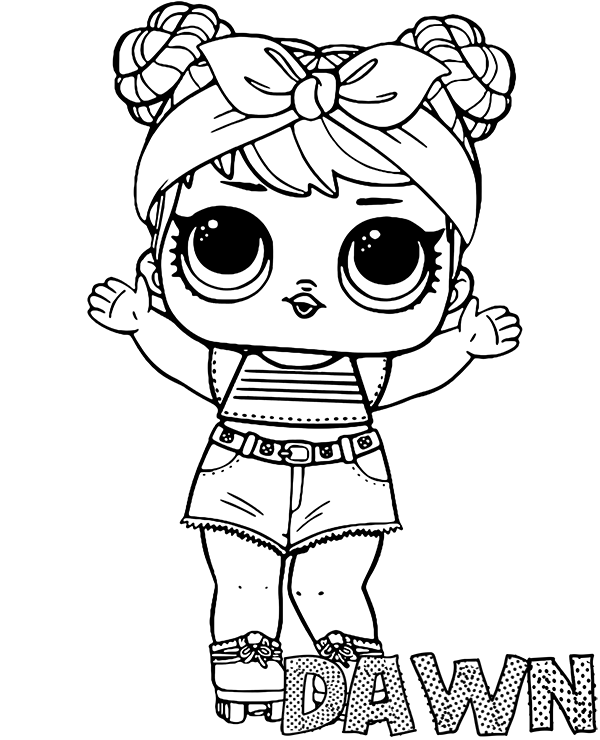 Disegni di L.O.L Doll da colorare - Disegni-Colorare.Com