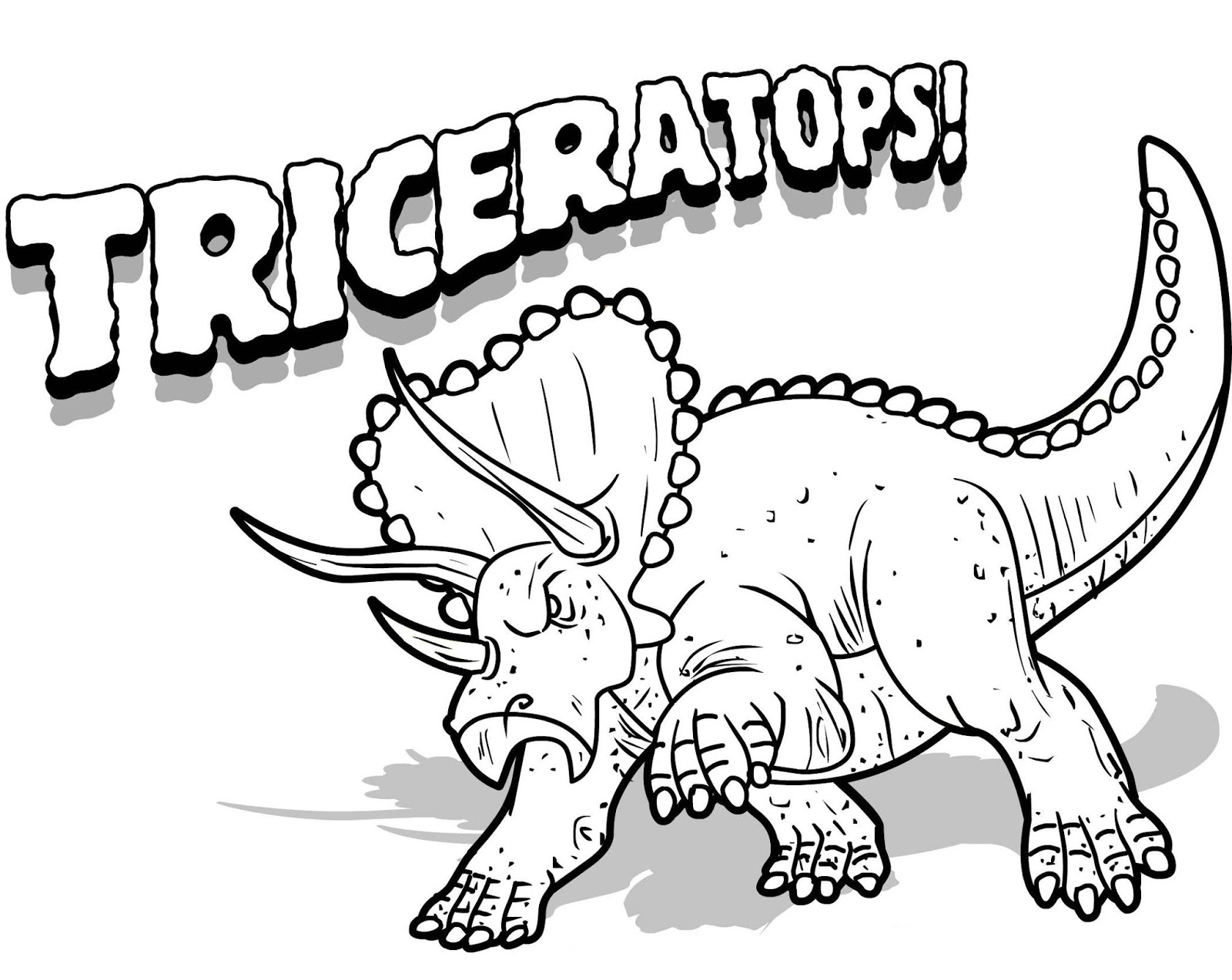 Dinosauro Triceratopo Da Colorare Scarica Stampa O Colora Subito Online 