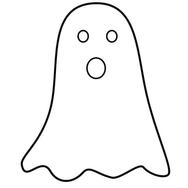 Fantasma di base da colorare scarica stampa o colora subito online 