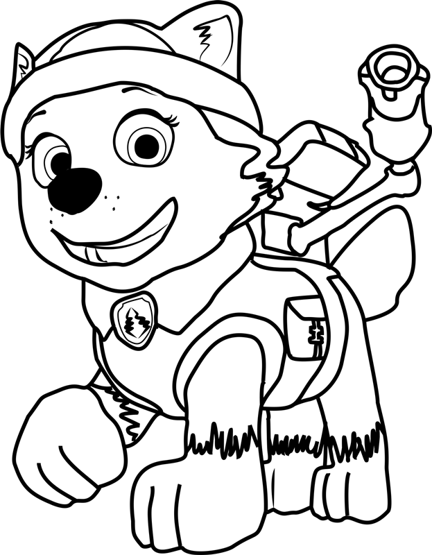 Logo Paw Patrol da colorare. Scarica, stampa o colora subito online!