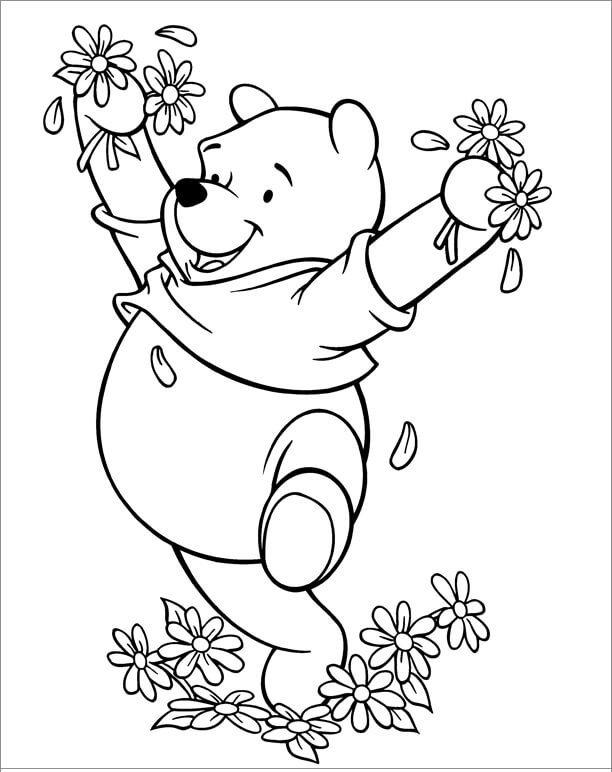 Disegni di Winnie The Pooh da colorare - Disegni-Colorare.Com