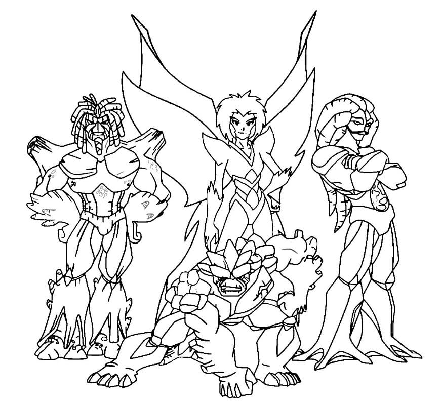 Disegni di Gormiti da colorare - Disegni-Colorare.Com