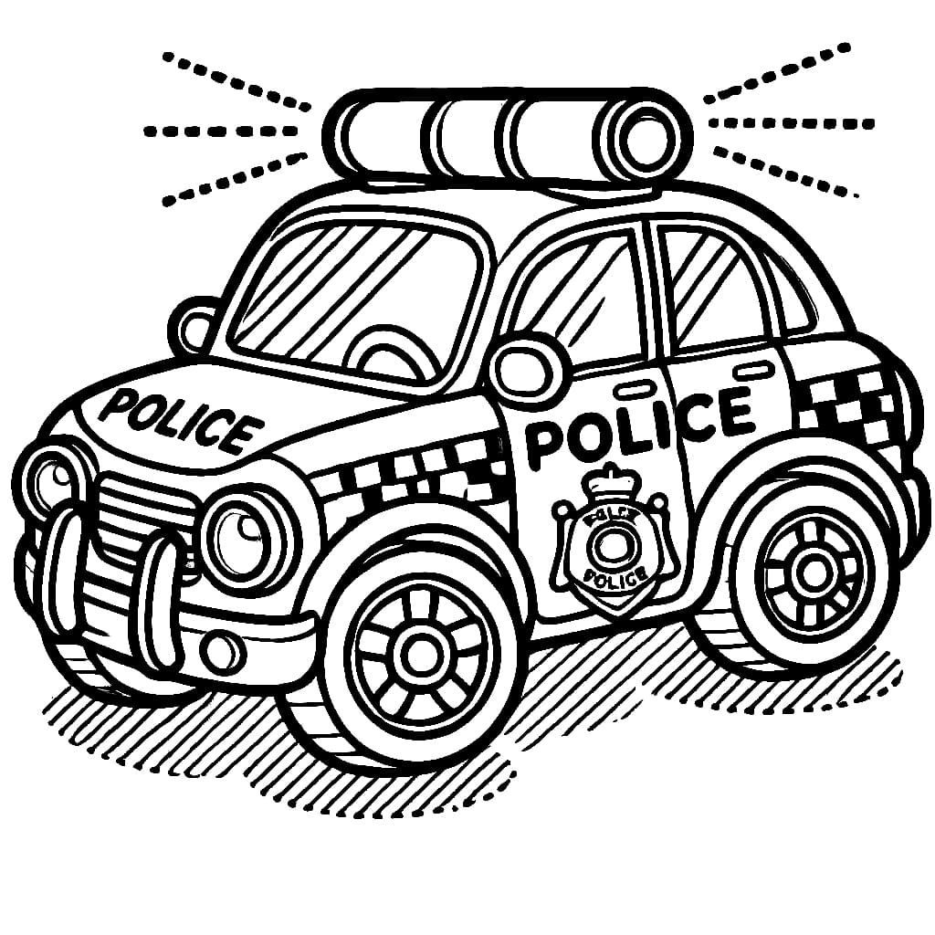 Sluban p/b Auto della Polizia, Multicolore, M38-B0824