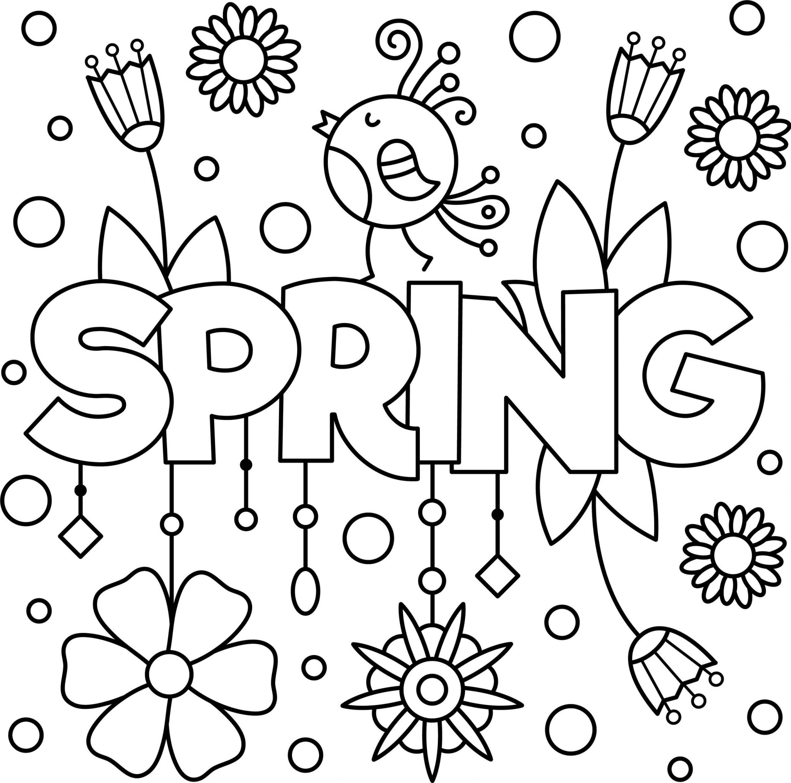 Mandala di primavera da colorare scarica stampa o colora subito online 