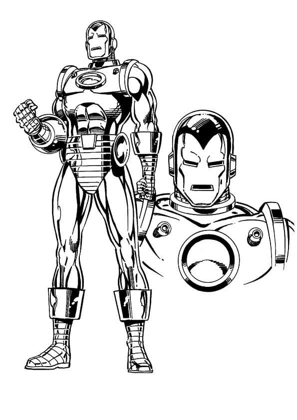 Stampa Su Tela Iron Man 76,2x50,8 Cm (A1) - Quadro Pop Retrò Con Telaio In Pino Massiccio, Pronto Da Appendere