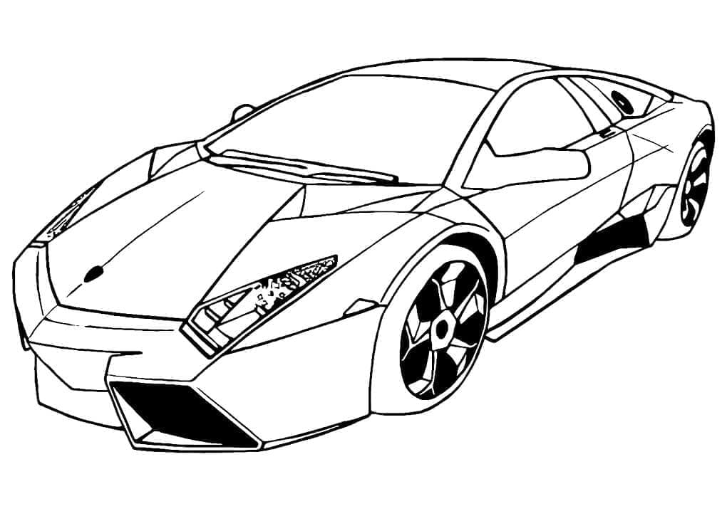 Lamborghini Reventon auto da colorare. Scarica, stampa o colora subito ...