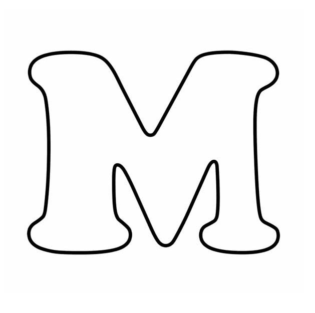 Lettera M 4 Da Colorare Scarica Stampa O Colora Subito Online 