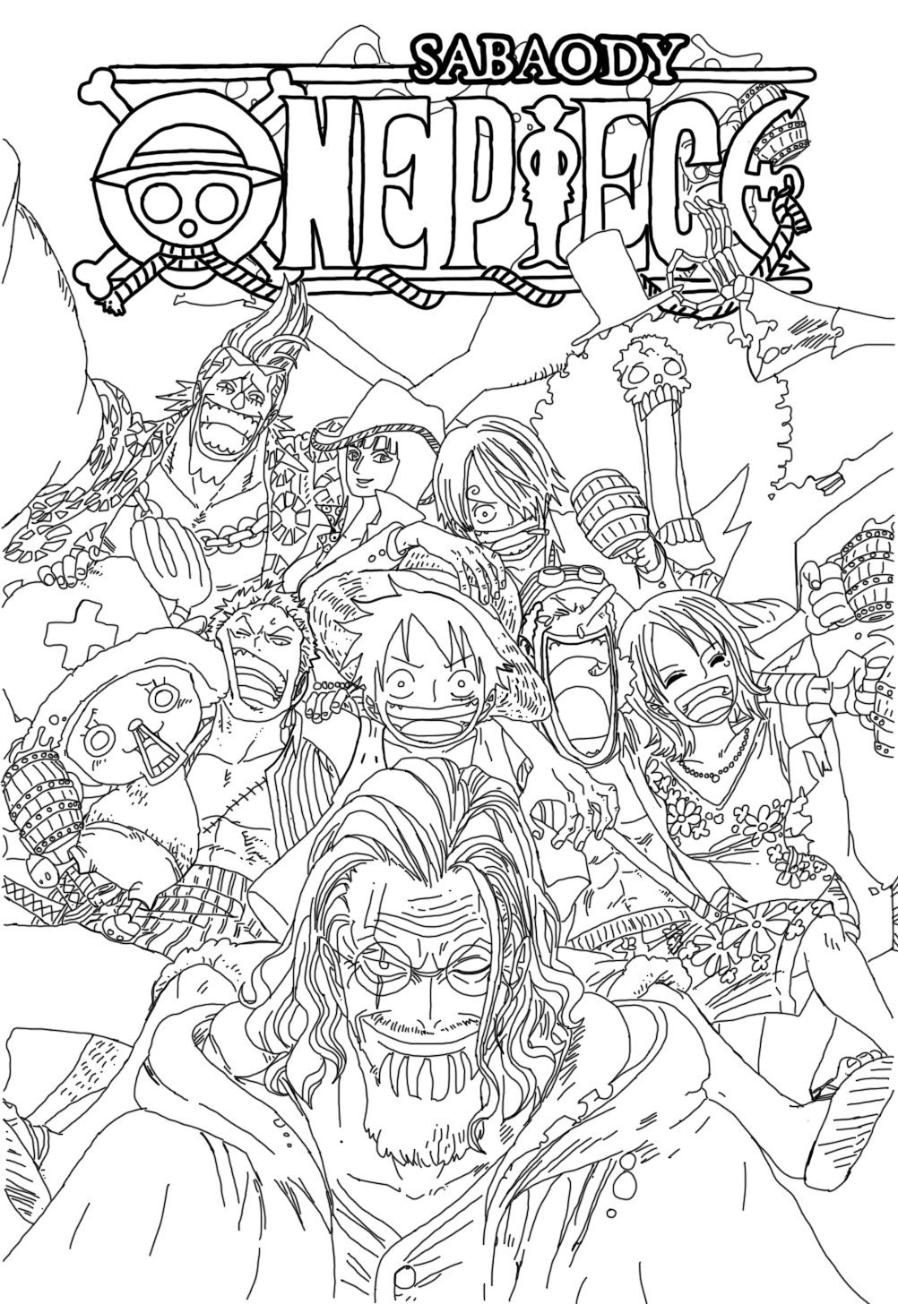 Disegni di One Piece da colorare