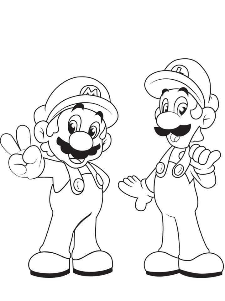 Mondo Super Mario da colorare. Scarica, stampa o colora subito online!