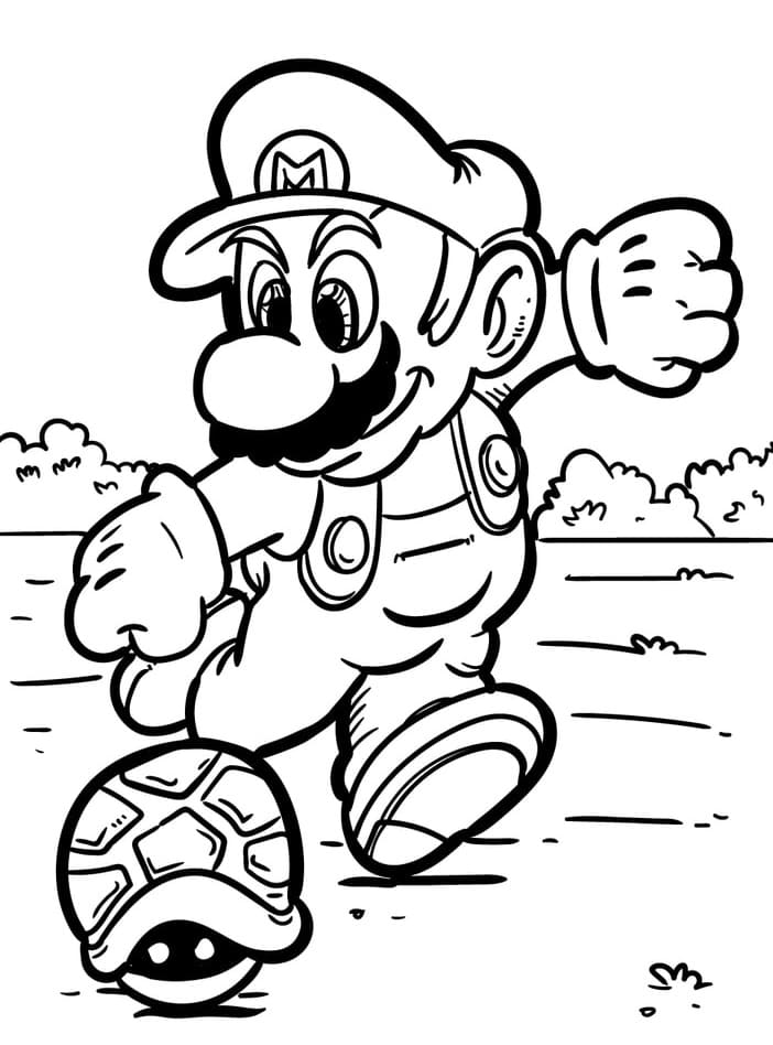 10 Mario Soccer Coloring Pages for Kids to Unleash Their Creativity