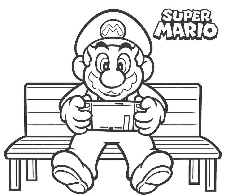 Piccolo Mario Da Colorare Scarica Stampa O Colora Subito Online 
