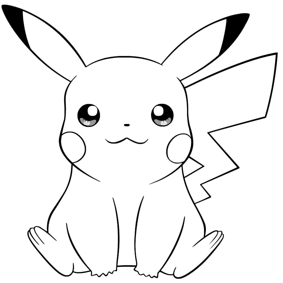 Pikachu Con Una Palla Da Colorare Scarica Stampa O Colora Subito Online 