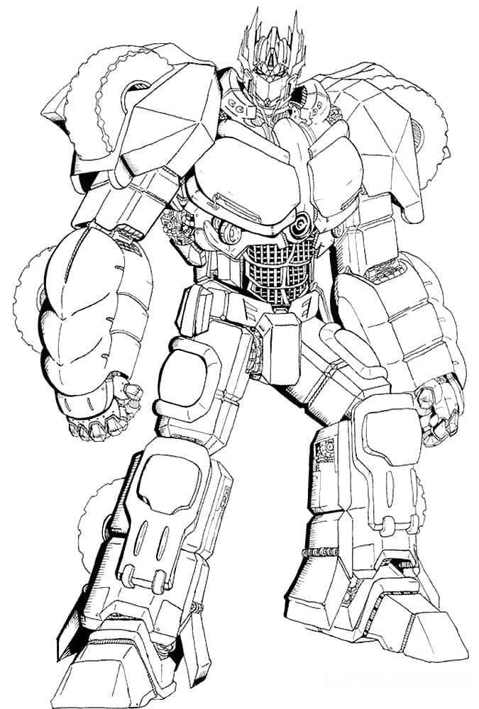 Disegni di Optimus Prime da colorare - Disegni-Colorare.Com