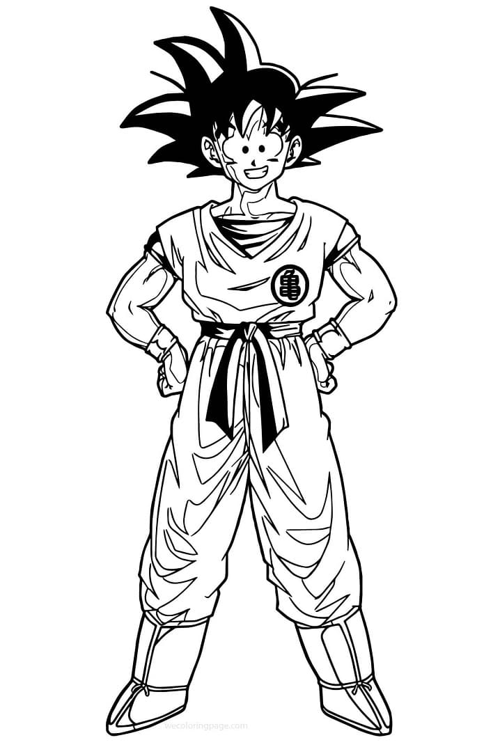 Le Forme Di Son Goku Da Colorare Scarica Stampa O Colora Subito Online 