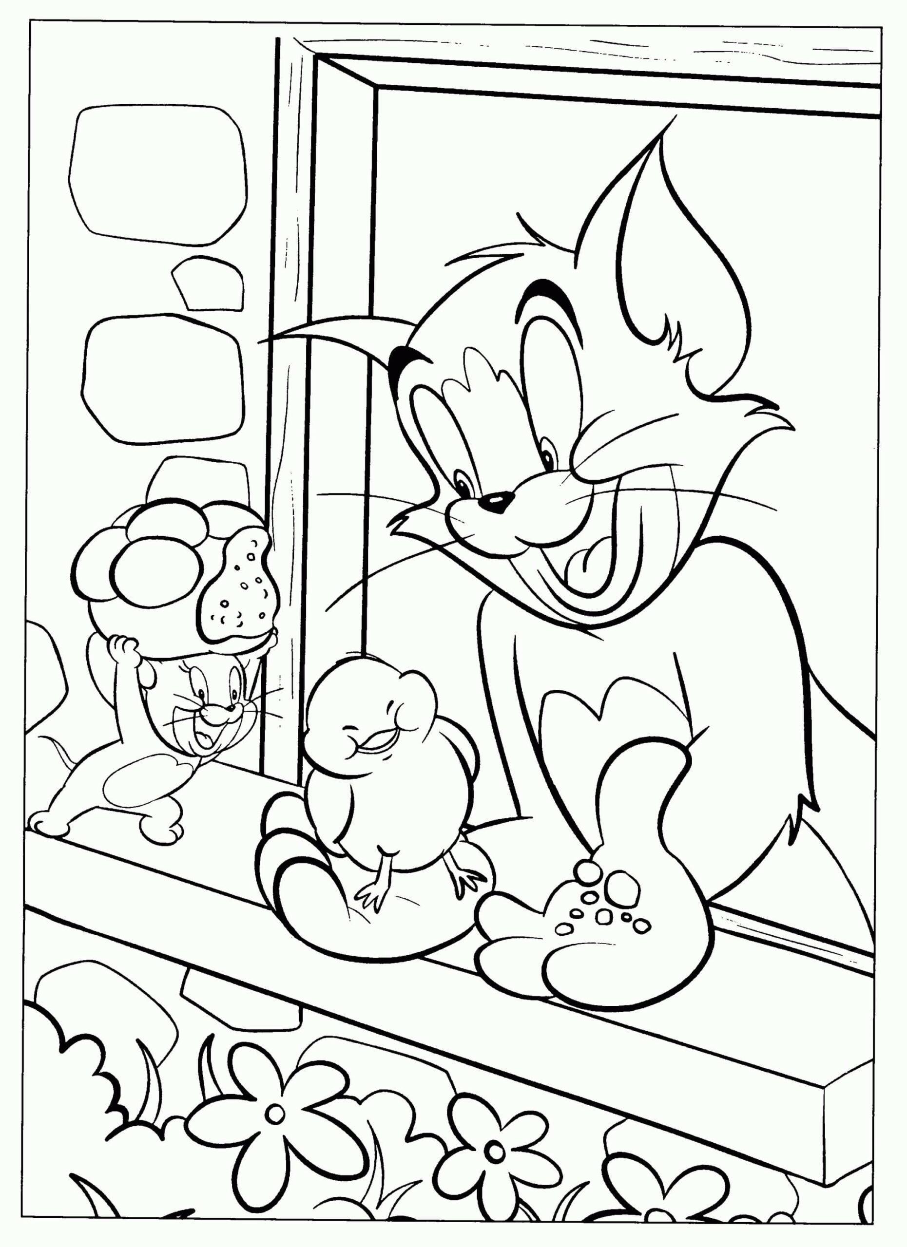 Disegni di Tom e Jerry da colorare - Disegni-Colorare.Com