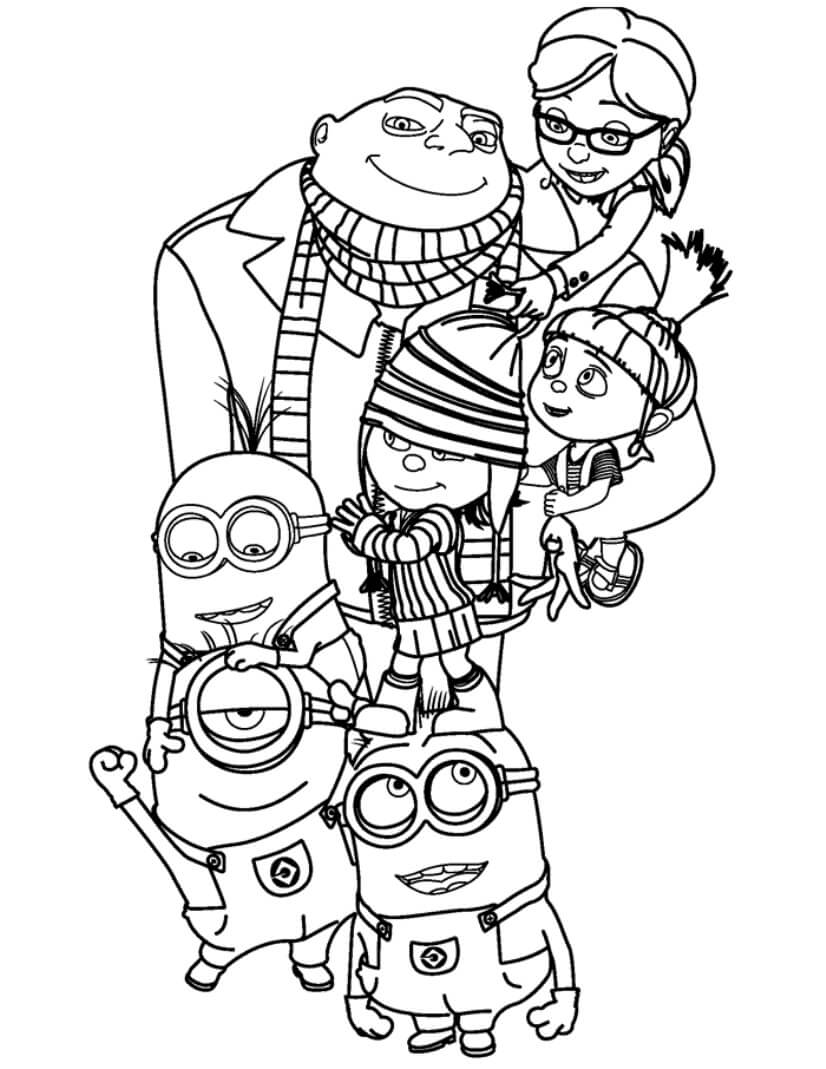 Disegni Di Minions Da Colorare Disegni Colorare Com