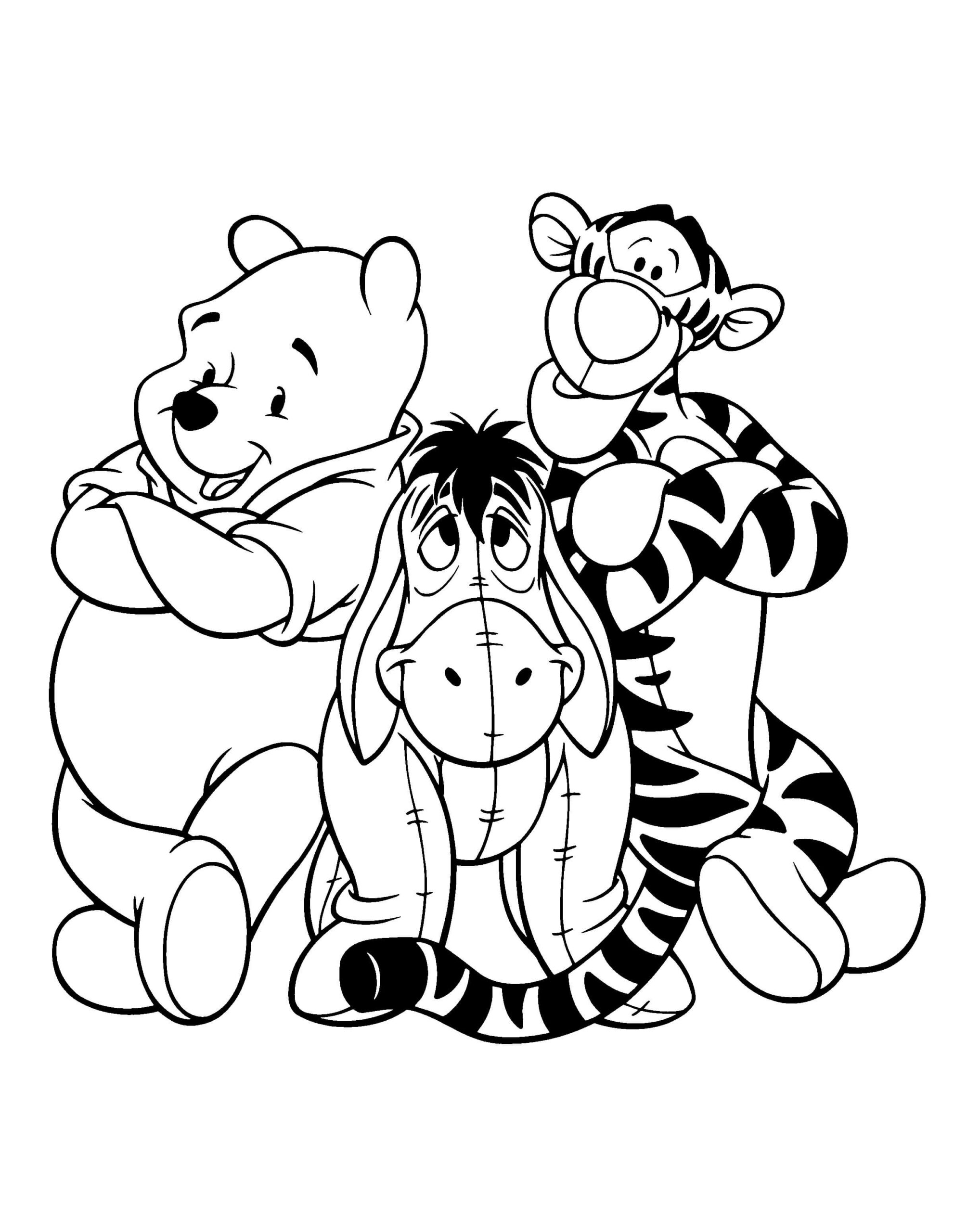 immagini di winnie the pooh da colorare